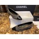 Chanel Chain Tweed Flats