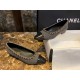 Chanel Chain Tweed Flats