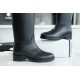 Chanel 22b Diamond-patterned Knight Boots: Crafted from Genuine Calfskin