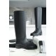 Chanel 22b Diamond-patterned Knight Boots: Crafted from Genuine Calfskin