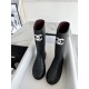 Chanel 22k Vintage Mid-Calf Rain Boots