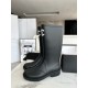 Chanel 22k Vintage Mid-Calf Rain Boots