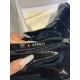 Chanel 23a Crinkled Patent Leather Chelsea Boots: A pair of understated yet exquisitely crafted ankle boots. Featuring sleek black patent leather with subtle gloss, minimalist design with only a brand logo decoration on the vamp. The interior is lined wit