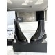 Chanel 22c Platform Chunky Sole Patent Leather Slip-On Short Boots,Ultra-Soft and Glossy Black Patent Leather