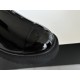 Chanel 22c Platform Chunky Sole Patent Leather Slip-On Short Boots,Ultra-Soft and Glossy Black Patent Leather