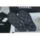 Chanel 23a Black Double C Short Rain Boots: Crafted with Integrated Rubber Technology, Imported Rubber Ensures Softness and Quick Recovery, Logo Cutting is Precise, 3.5cm Heel Height Provides Comfort