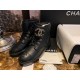 Chanel  Diamond-Patterned Buckle Martin Boots: A highly sought-after style since last year, with limited availability. The only correct leather material, featuring unique texture and natural wrinkles. Every button and hardware detail is meticulously craft