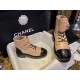 Chanel Apricot Sheepskin Diamond-Patterned Martin Boots