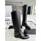 Chanel  Original Leather Chain Knight Boots