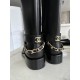 Chanel  Original Leather Chain Knight Boots