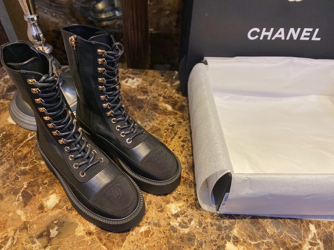 Chanel  Martin Boots Crafted from Calfskin