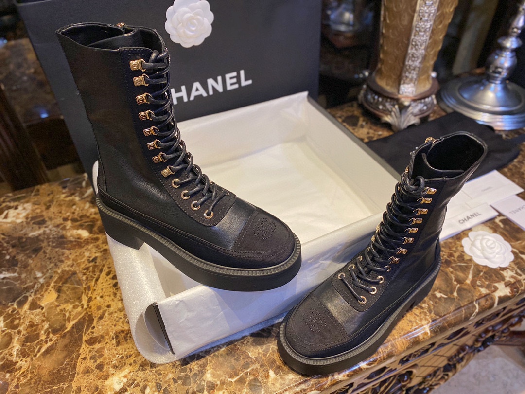 Chanel  Martin Boots Crafted from Calfskin