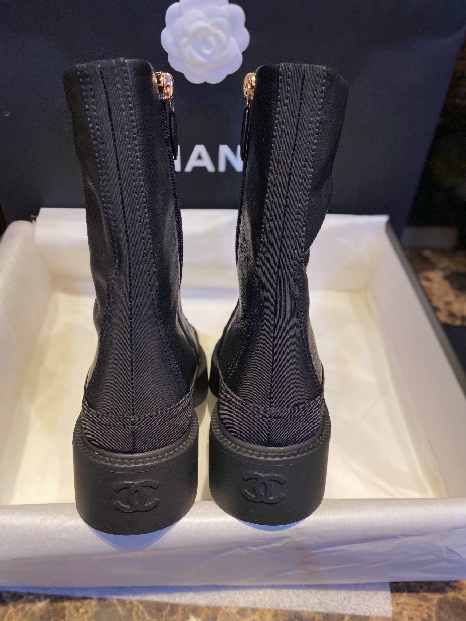 Chanel  Martin Boots Crafted from Calfskin