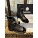 Chanel  23a  Sheepskin Letter Moto Boots