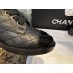 Chanel  23a  Sheepskin Letter Moto Boots