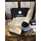 Chanel  23b Chunky Sole Martin Ankle Boots: Featuring a combination of white lychee-patterned cowhide and black oil-wax leather