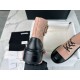 Chanel  Apricot Sheepskin Diamond Martin Boot