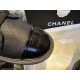 Chanel  23b Black Chunky Sole Martin Boots