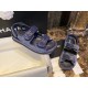 Chanel  Denim Blue Beach Sandals