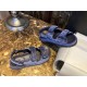 Chanel  Denim Blue Beach Sandals