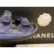 Chanel  Denim Blue Beach Sandals