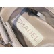 Chanel Beige Gold Coin Magic Tape Sandals