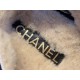 Chanel  Brown Horsehair Magic Tape Sandals - Cozy and Cute with Fluffy Texture