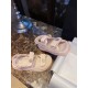 Chanel  Pink Gold Coin Beach Sandals - Imported Embossed Calfskin with Leather Sole, Exquisite Baroque Gold Coin Buckle