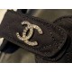 Chanel Classic Beach Sandals with Fabric Upper and Rhinestone Buckle - Perfect Blend of Femininity and Comfort