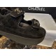 Chanel Barbie Doll Platform Velcro Sandals - Velvety Texture with Secure Wrap Design, Boosted by 5cm Thick Sole