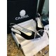 Chanel Pointed Toe Chain High Heels - Elegant and Stylish with Satin Straps and Steel Details