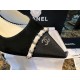 Chanel Pointed Toe Chain High Heels - Elegant and Stylish with Satin Straps and Steel Details