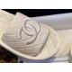 Chanel White Coco Mer Slides: Soft and Creamy On-Foot Sensation 