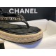 Chanel Espadrilles Sandals: Trendy Design with Chain Detailing 