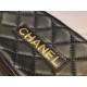 Chanel Classic Black Sheepskin Sandals: Luxurious Comfort with Diamond Pattern Detailing