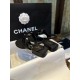 Chanel Premium Black Sheepskin Camellia Sandals