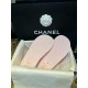 Chanel Pink Sheepskin Sponge Slides