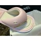 Chanel Pink Sheepskin Sponge Slides