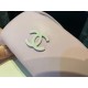 Chanel Pink Sheepskin Sponge Slides