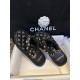 Chanel Classic Diamond Pattern Eco-Friendly Leather Slide Sandals