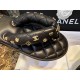 Chanel Classic Diamond Pattern Eco-Friendly Leather Slide Sandals