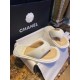 Chanel White Plush Flip Flops: Lightweight, Superior Comfort with Sheepskin-wrapped Footbed and Foam Outsole