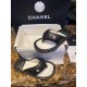 Chanel  Black Plush Flip Flops: Lightweight, Superior Comfort with Sheepskin-wrapped Footbed and Foam Outsole 