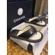 Chanel  Black Plush Flip Flops: Lightweight, Superior Comfort with Sheepskin-wrapped Footbed and Foam Outsole 