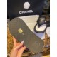 Chanel  Black Plush Flip Flops: Lightweight, Superior Comfort with Sheepskin-wrapped Footbed and Foam Outsole 