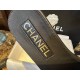 Chanel Baroque Pearl Black Satin and Sheepskin Mule Slippers