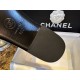 Chanel Baroque Pearl Black Satin and Sheepskin Mule Slippers