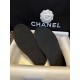 Chanel White Crossed Strap Bread Sandals with Custom Elastic Knit Fabric and Imported Sheepskin Midsole