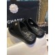 Chanel Crossed Strap Mule Sandals with Custom Elastic Knit Fabric and Imported Sheepskin Midsole