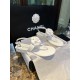 Chanel All White Camellia Sandals: Elegant Toe-Strap Design with Pure Dyed Sheepskin and Leather Sole